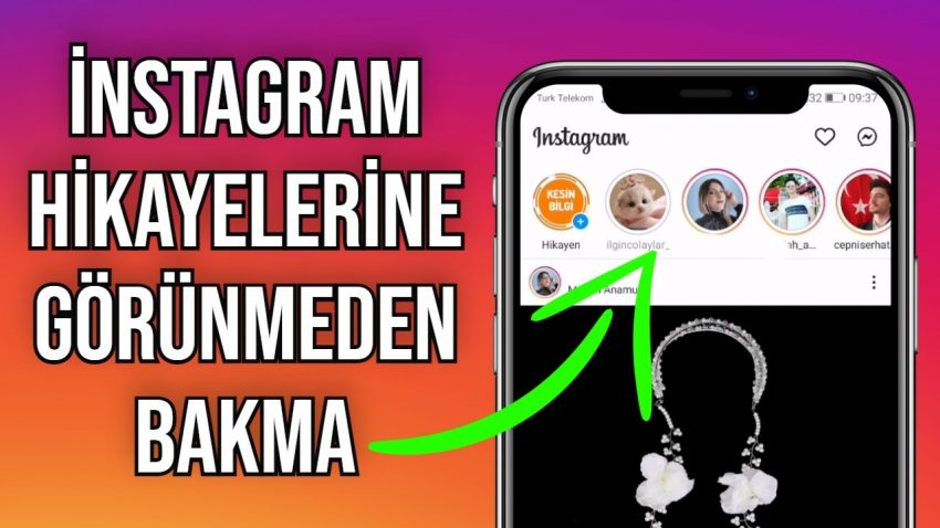 Instagram Story Gizlice Bakma (ios – android)