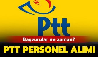 PTT Memur ve Personel Alımı
