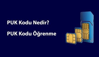 Turkcell, Vodafone, Türk Telekom PUK Numarası Öğrenme 1